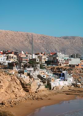 Hillside Coastal Town