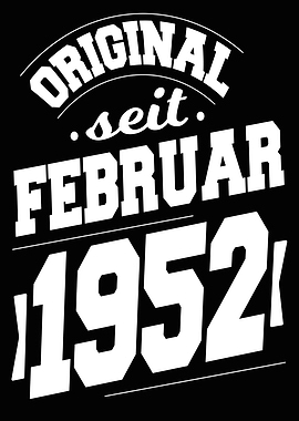 Februar 1952 72 Jahre