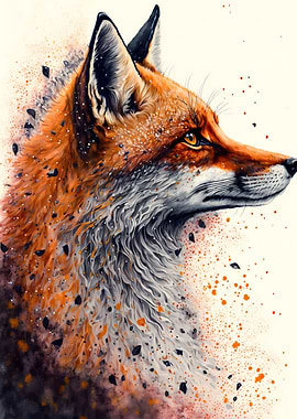 Fox Watercolor