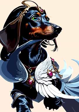 A cute Dachshund 054