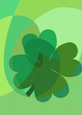 abstract shamrok st paddy5