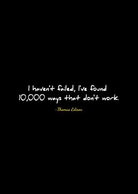 Thomas Edison quotes