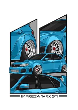 subaru impreza wrx blue