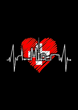 Zrich Skyline Heartbeat
