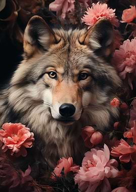 Floral Wolf