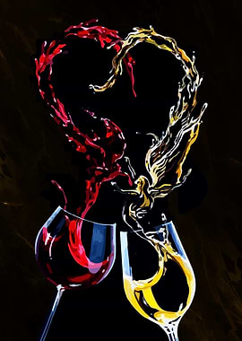 Red love Yellow Cheers