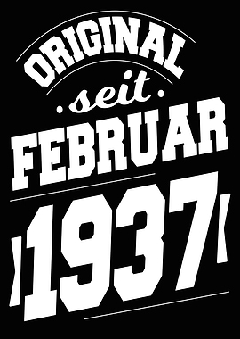 Februar 1937 87 Jahre
