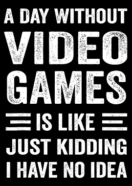 Funny Gaming Gamer Poster