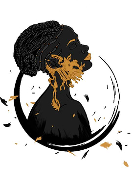 African Portrait Right