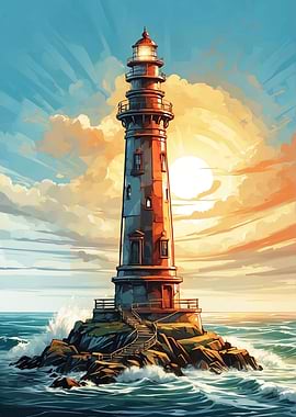 Tempestuous Lighthouse