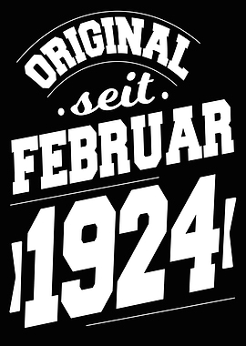 Februar 1924 100 Jahre