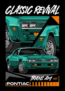 Classic Transam Muscle Car