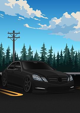 Benz W212 Anime