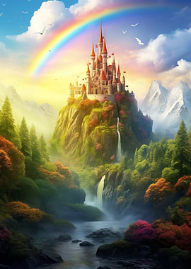 Epic Rainbow Castle