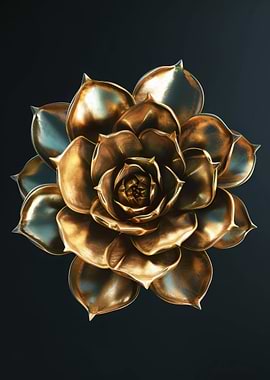 Succulent Gold Leaf