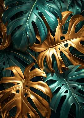 Monstera Gold Leaf