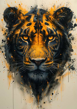 black jaguar painting