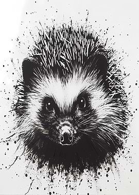 Hedgehog Handdrawn