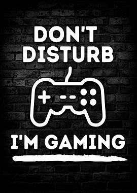 Dont Disturb Im Gaming
