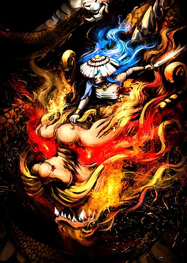 warrior dragon woman