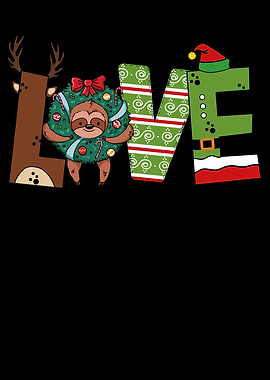 Love christmas sloth