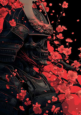 Samurai Warriors In Sakura