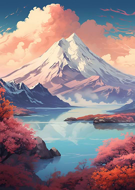 Mountain Landscape anime