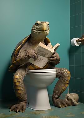 Turtle Toilet Break