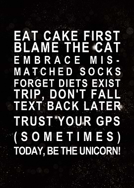 Be the Unicorn