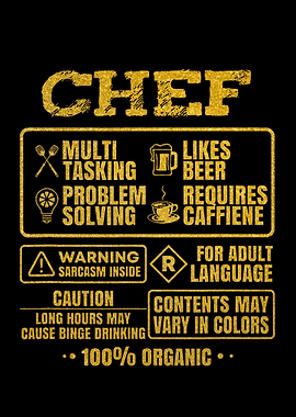 Funny Chef Cooking