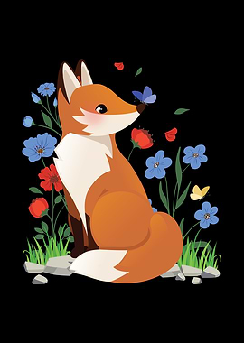 Fox Cottagecore Naturecore