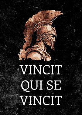 Vincit Qui Se Latin Quote