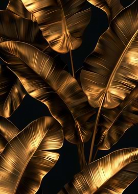 Gold Banana Leaf