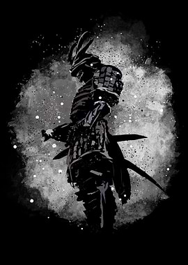 Samurai silhouette