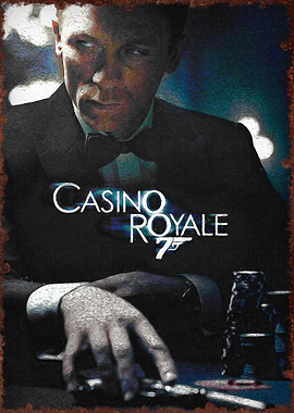額縁 Displate Gambling Limited Edition Poster Casino logo gold cards' Poster, picture, metal print, paint