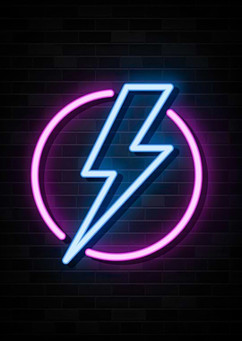 neon lightning