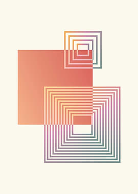 Colorful squares fantasy