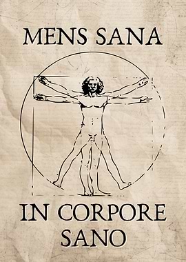 Mens Sana Latin Phrase