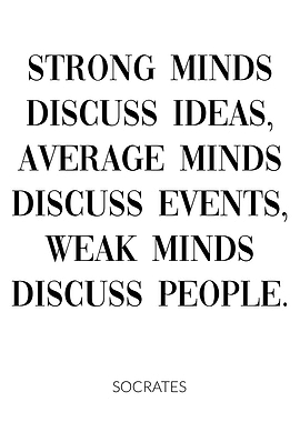 Socrates Quote Strong Mind
