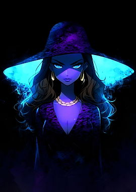 Elegant Mysterious Model