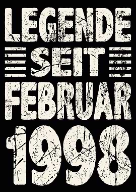 Februar 1998 26 Jahre