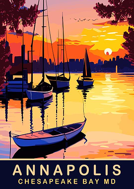 Boats on Chesapeake Bay