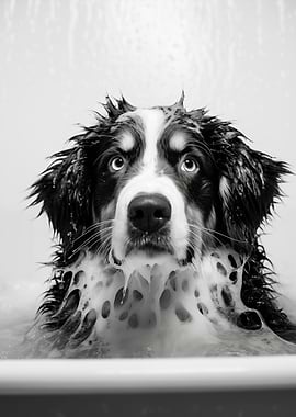 Bernese Dog Bathtub