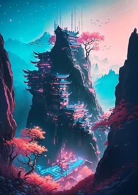 Futuristic Sakura Dreams