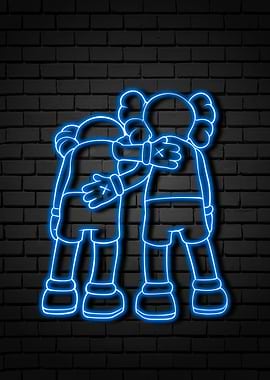 Blue Neon kaws