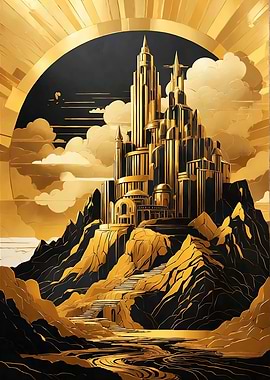 Sunrise Castle Decor