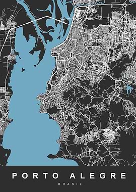 MAP PORTO ALEGRE BRASIL