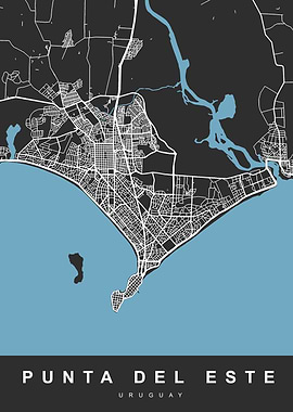 MAP PUNTA DEL ESTE URUGUAY