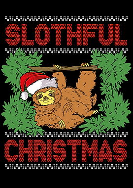 Ugly slothful christmas