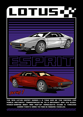 Retro Espritt Sport Car